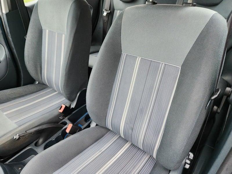 Front seats of a Ford Fiesta from the left