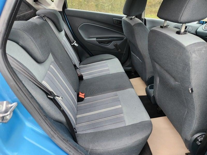 Rear seats of a Ford Fiesta from the right