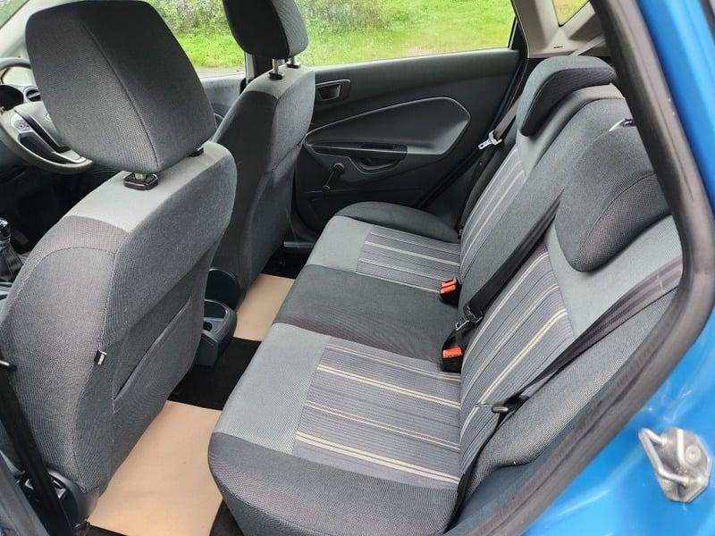 Rear seats of a Ford Fiesta from the left