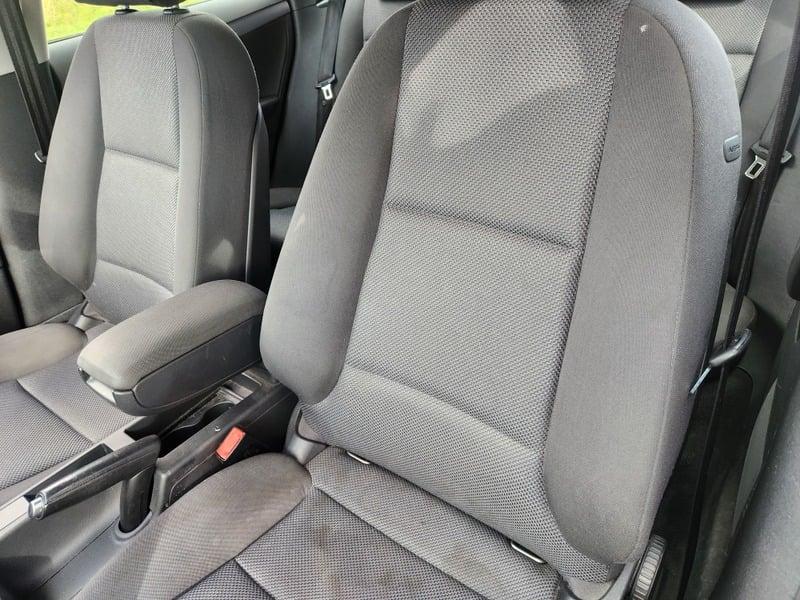 Front seats and center console of an Audi A3