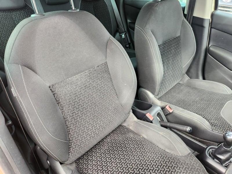 The front seats of a gold Citroen C3 VTR+