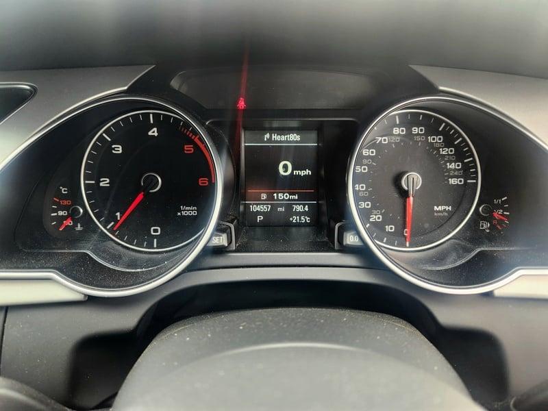 The instrument cluster of an Audi A5 Sportback