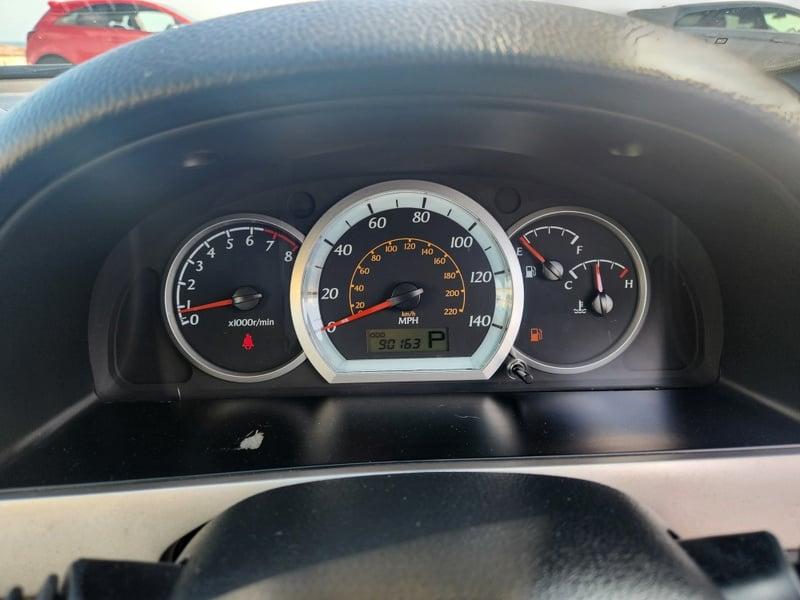 The instrument cluster of a Chevrolet Lacetti