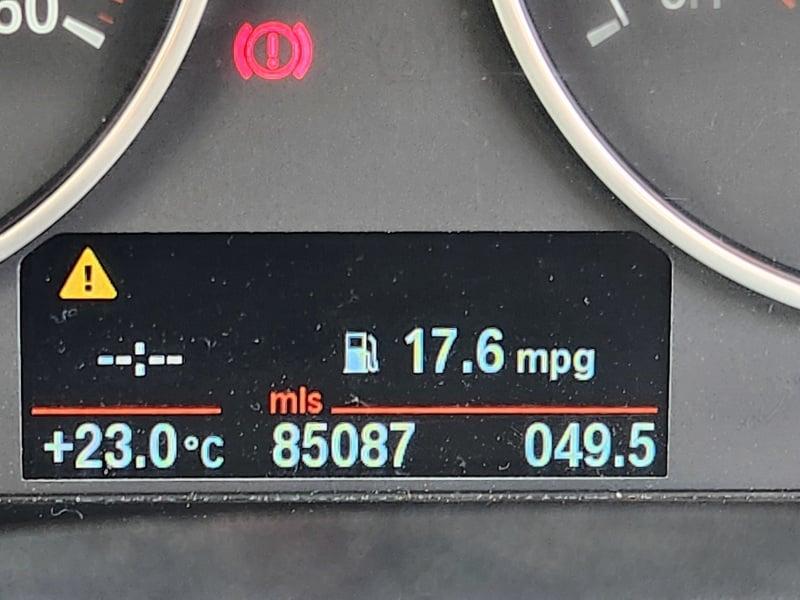 The odometer display of a BMW 1 Series 116i Sport