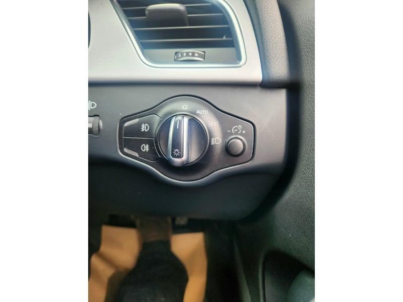 The light controls of a monsoon grey Audi A5 Sportback