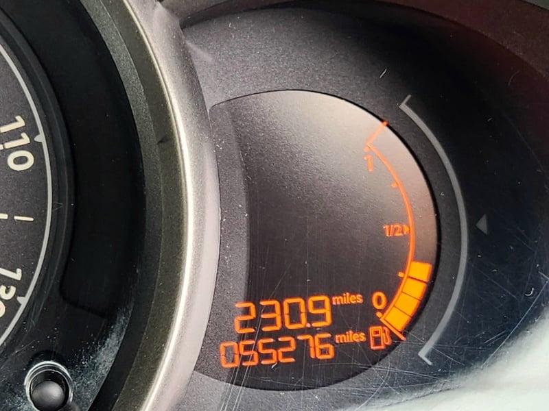 The odometer and fuel gauge of a Citroen C3 1.0 VTi VTR+