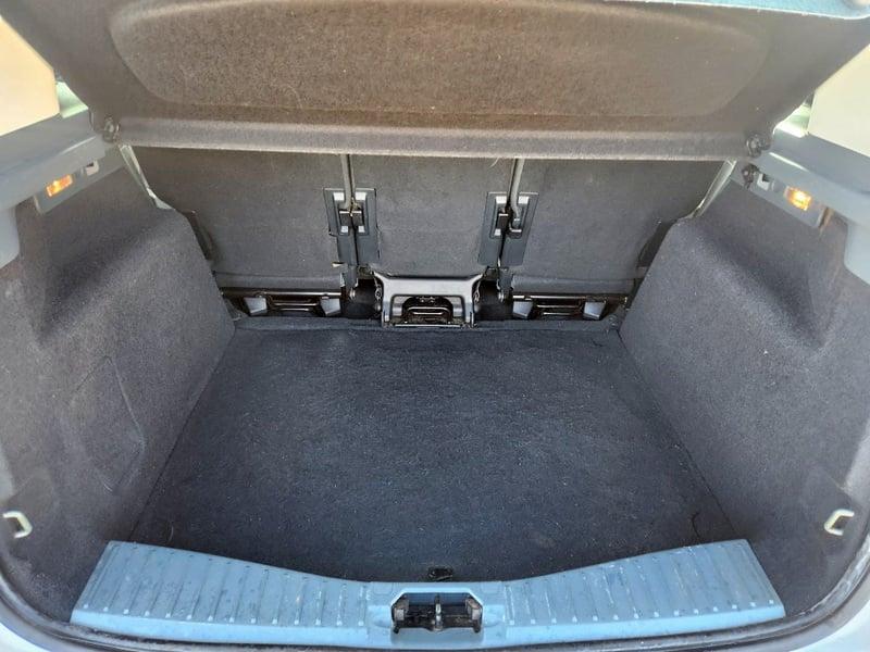 The boot of a Ford Fiesta 1.4 Zetec, from behind