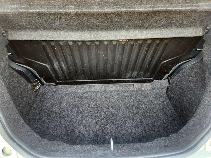 The boot of a Frozen White Solid Ford Ka Studio, from behind.