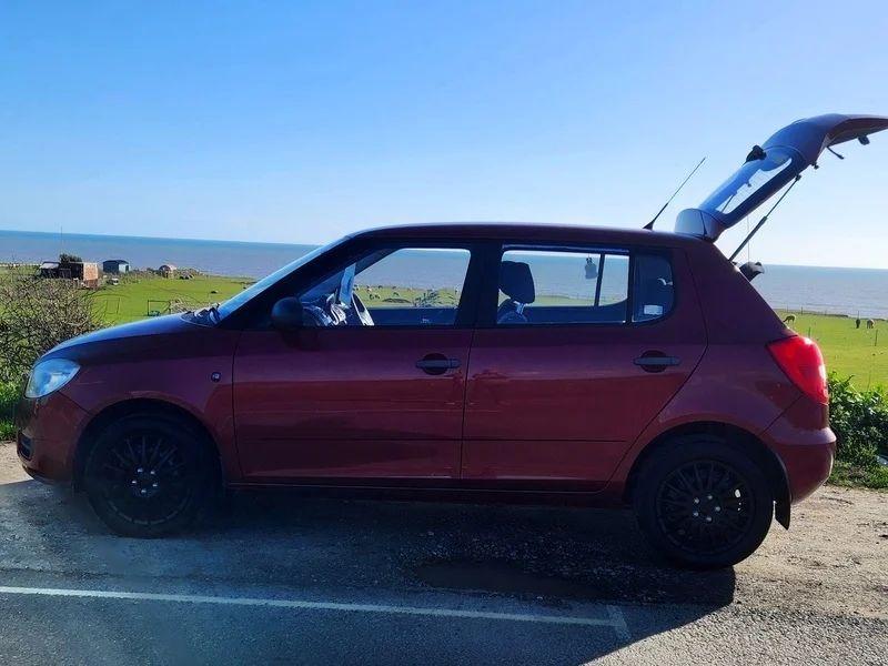 A CAR viewed from the passenger side